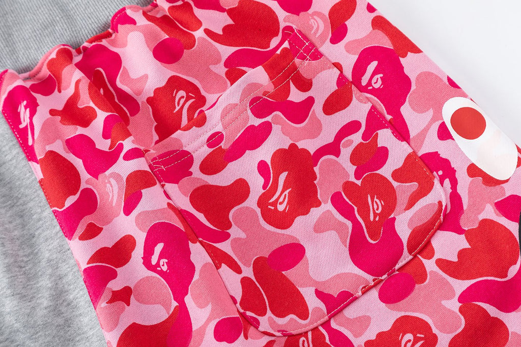 BAPE Shark Eye Graphic Sweat Shorts — detail