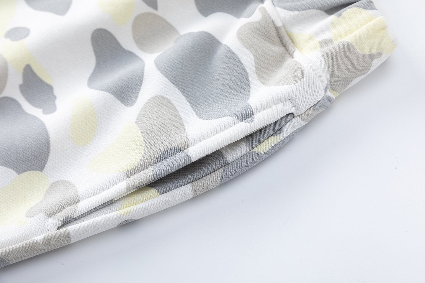 BAPE Shark Mouth Camouflage Shorts — detail