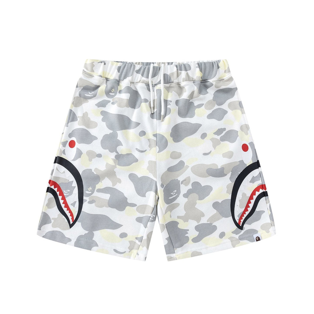 BAPE Shark Mouth Camouflage Shorts — hero