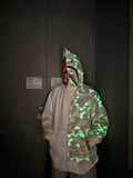 BAPE Shark Glow Camo Full-Zip Hoodie — hero
