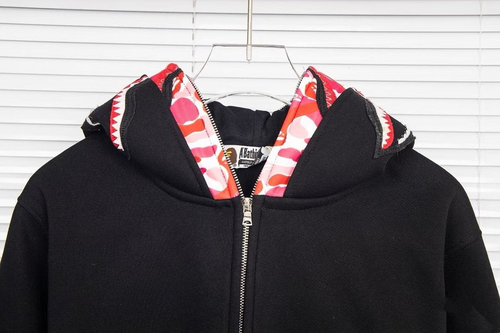 BAPE Shark WGM Zip-Up Hoodie — detail