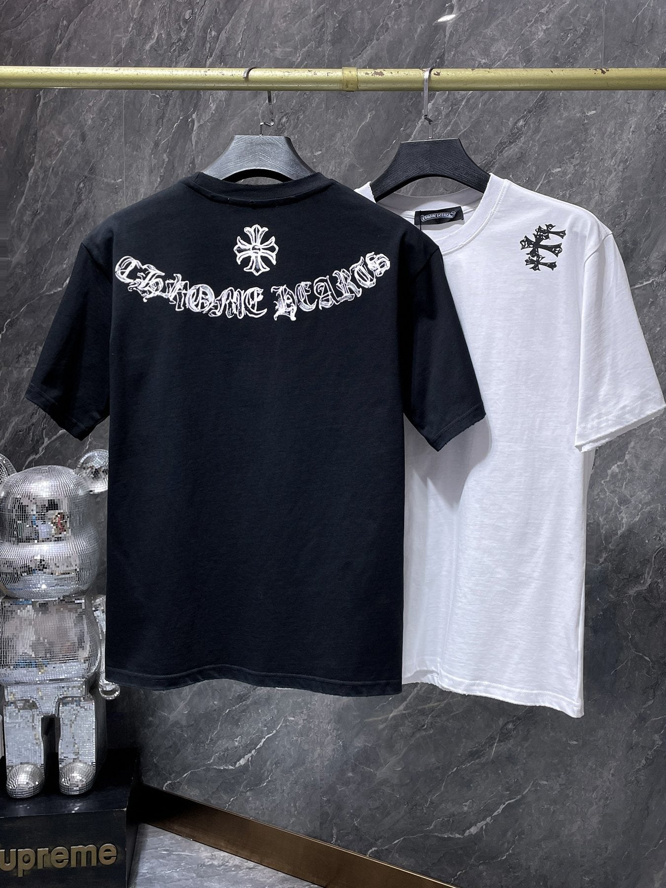 Chrome Hearts Cross Graphic Short-Sleeve T-Shirt — comparison