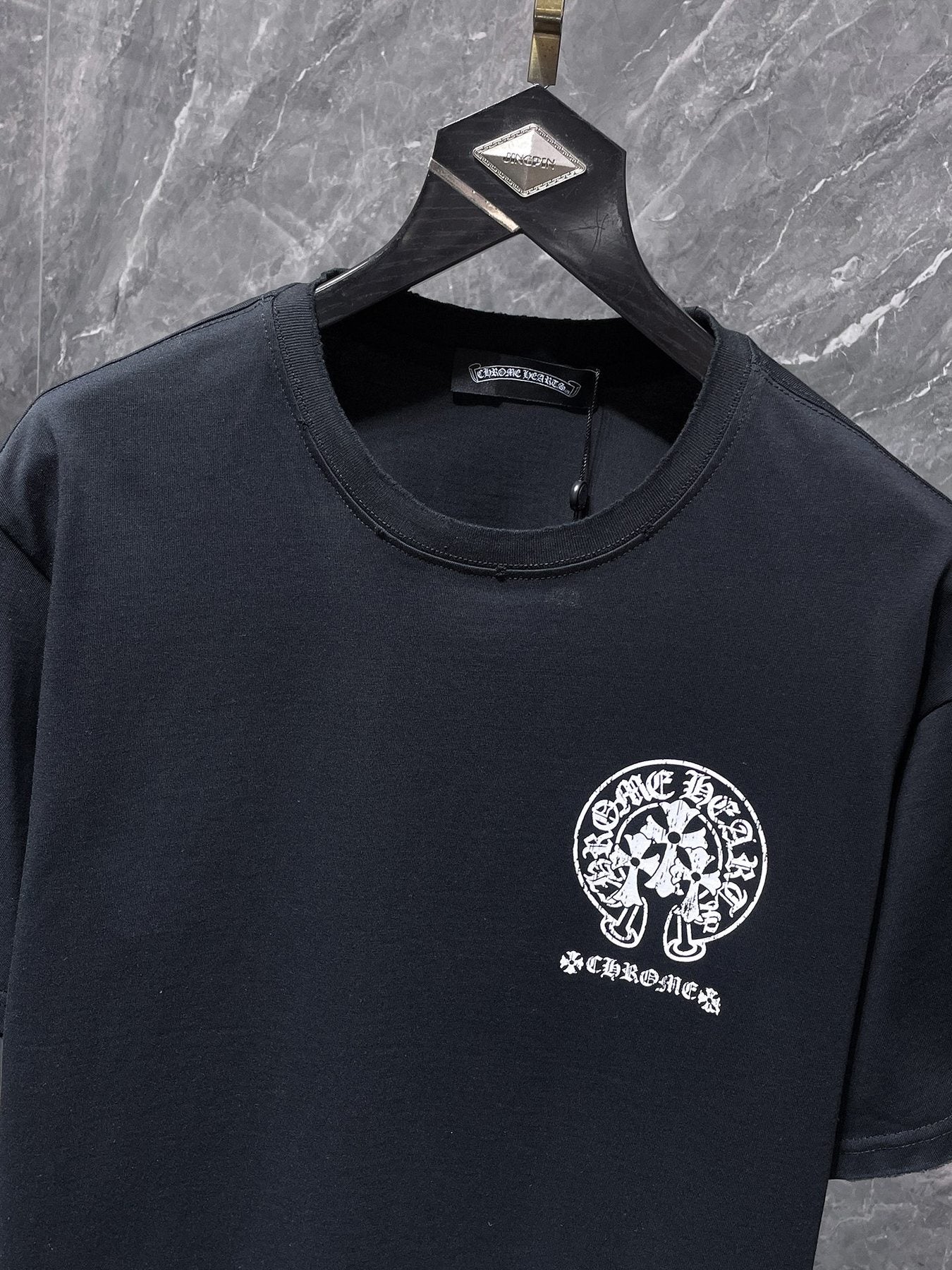 Chrome Hearts Horseshoe Cross Graphic T-Shirt — detail