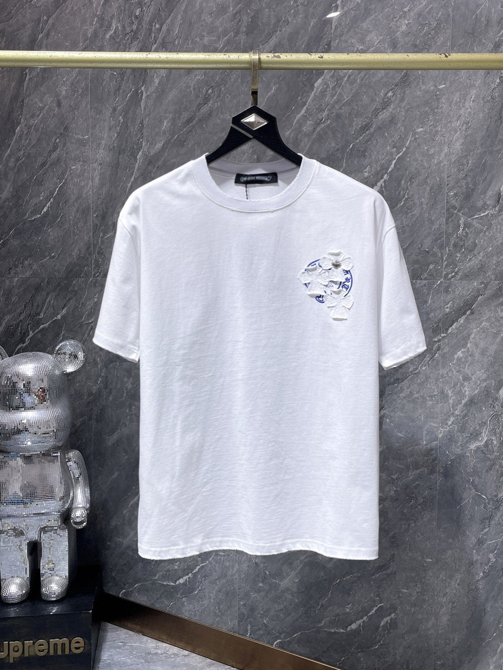 Chrome Hearts Cross Appliqué Graphic T-Shirt — hero