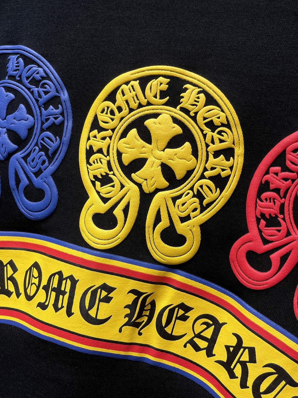 Chrome Hearts Multicolor Horseshoe Graphic T-Shirt — detail
