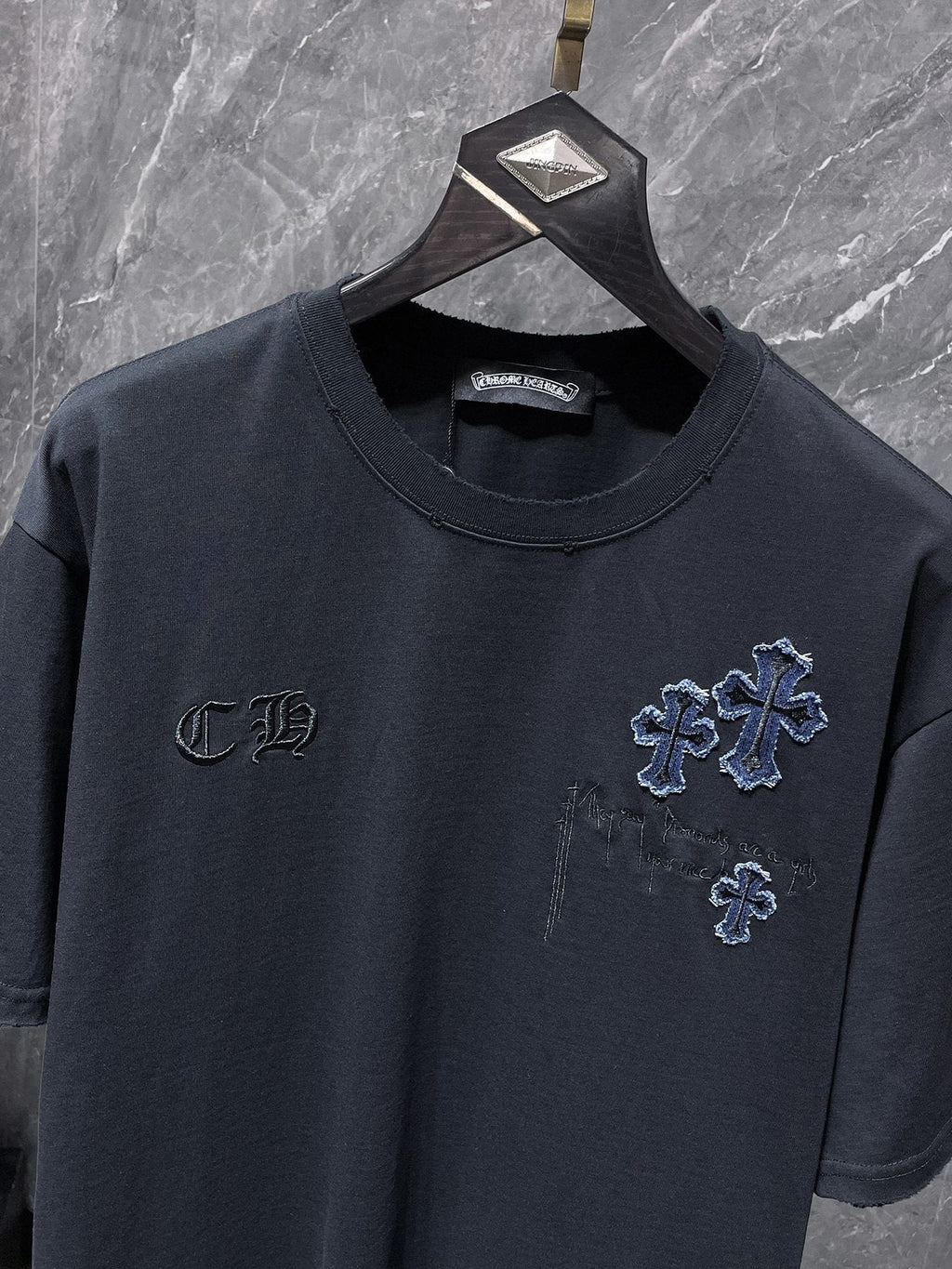 Chrome Hearts Cross Patch Graphic T-Shirt — detail