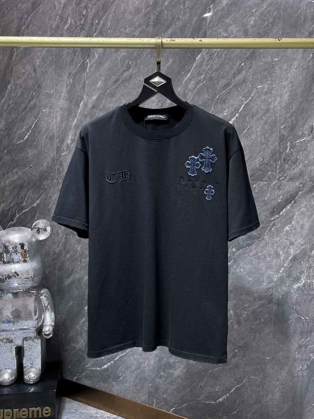Chrome Hearts Cross Patch Graphic T-Shirt — hero
