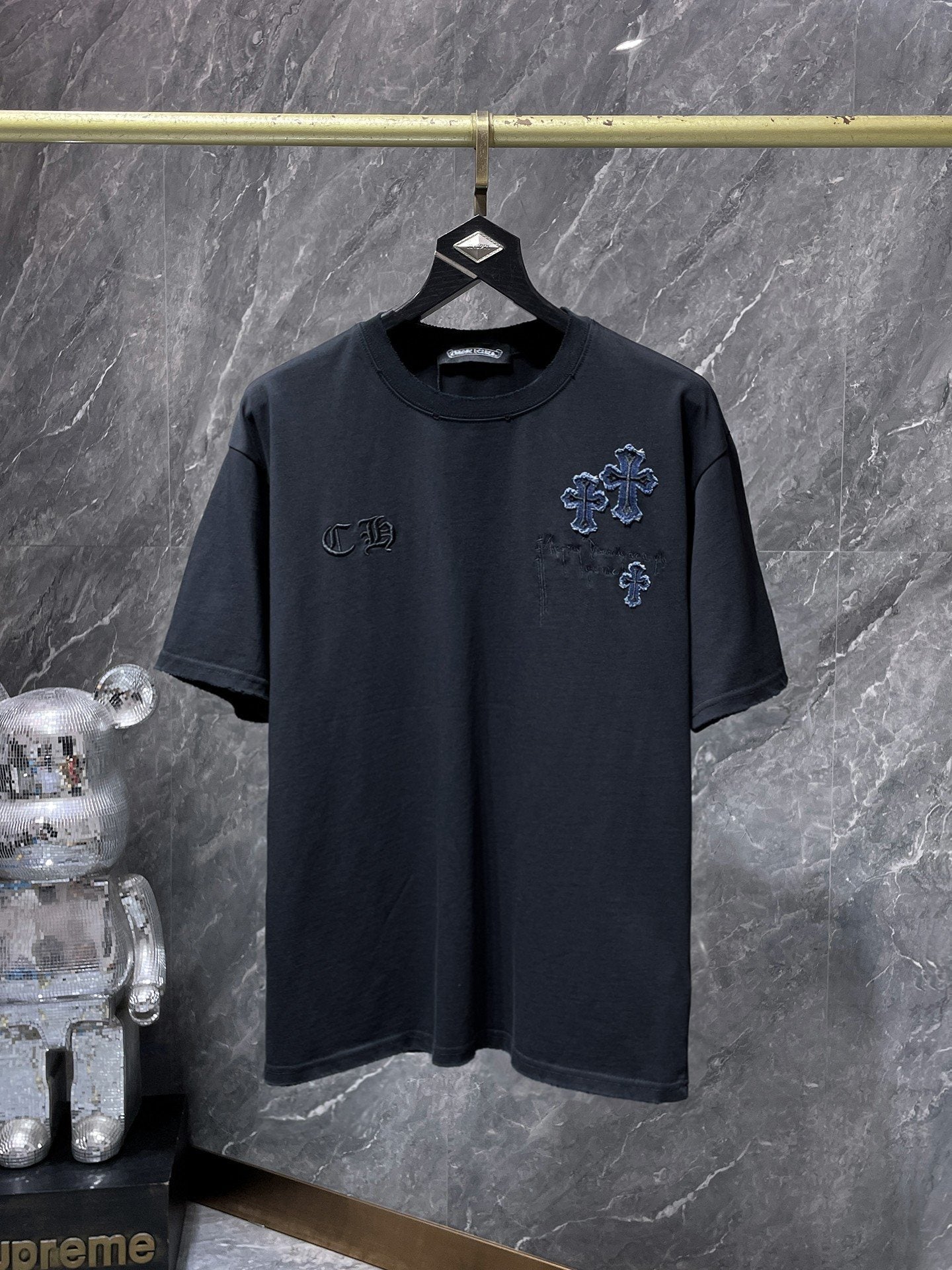 Chrome Hearts Cross Patch Graphic T-Shirt — hero
