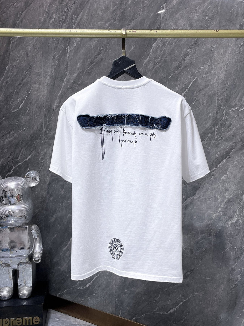 Chrome Hearts Cross Patch Graphic T-Shirt — back