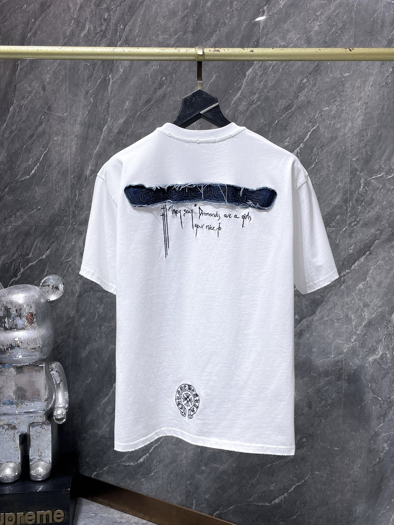 Chrome Hearts Cross Patch Graphic T-Shirt — back