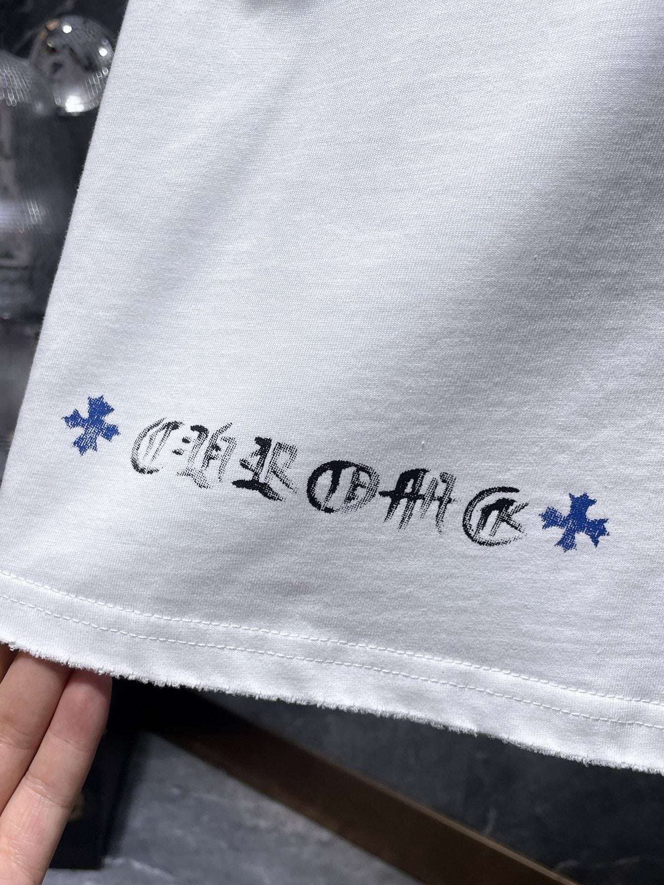 Chrome Hearts Cross Graffiti Graphic T-Shirt — detail