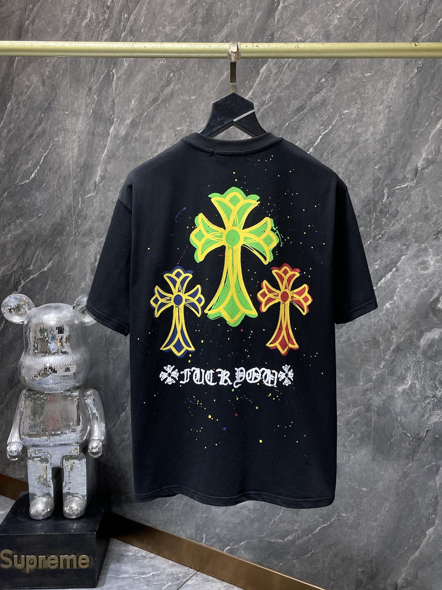 Chrome Hearts Cross Graffiti Graphic T-Shirt — hero