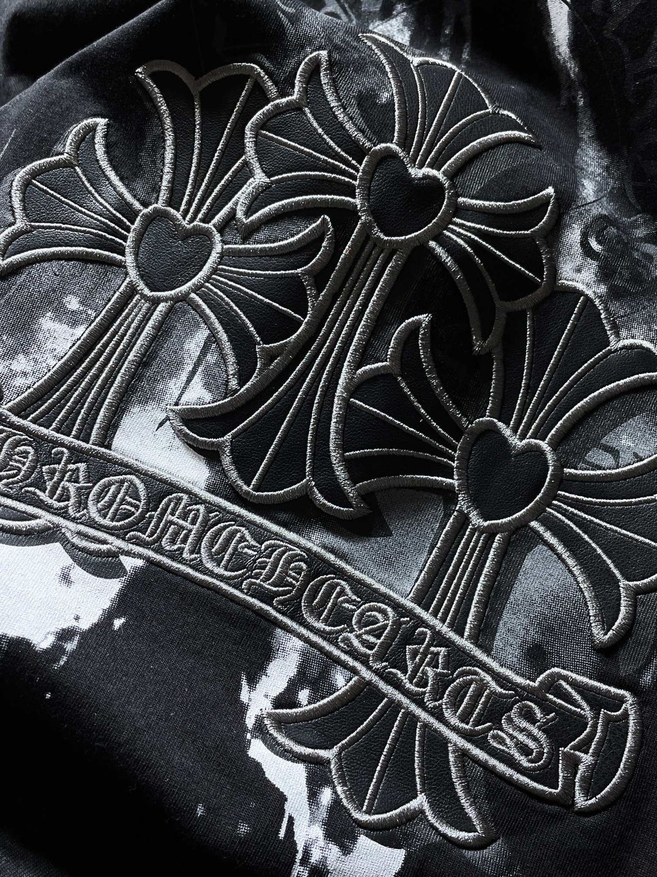 Chrome Hearts Floral Cross Graphic T-Shirt — detail