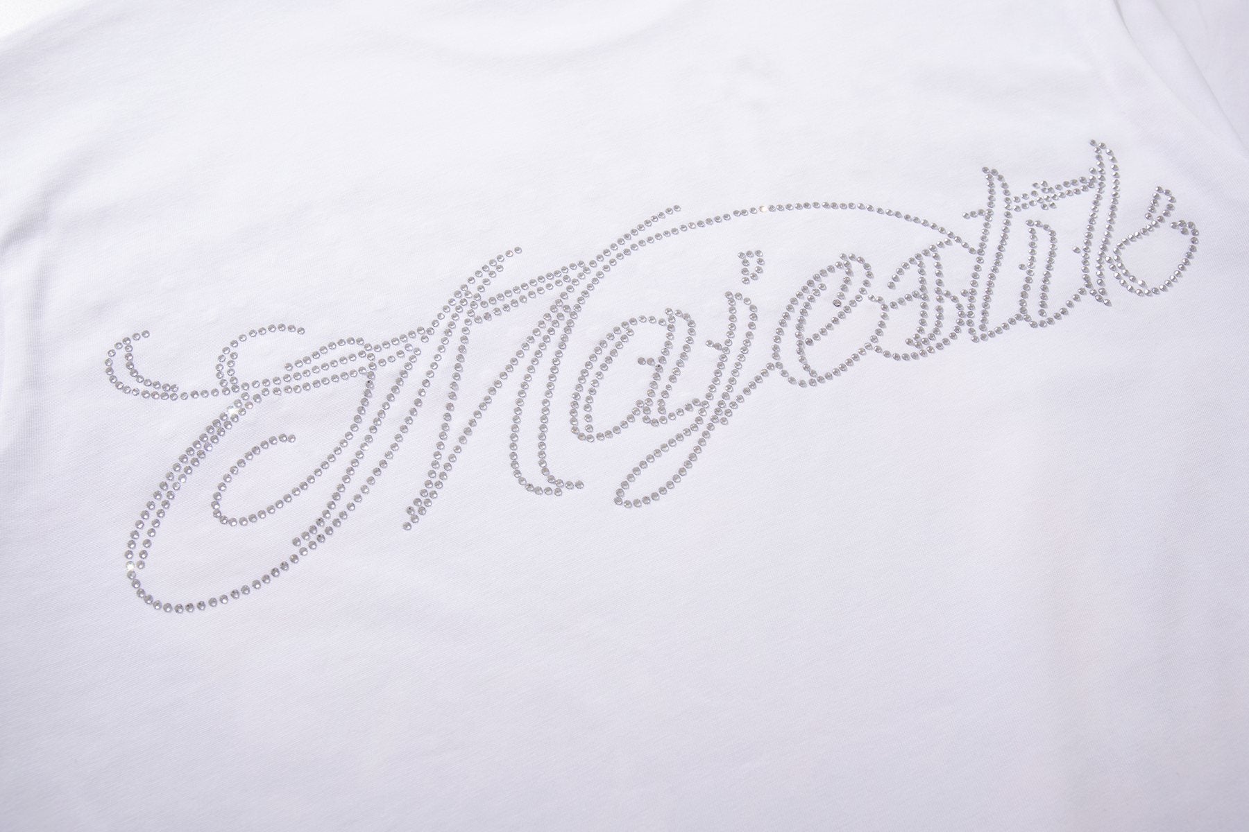 MAJESTIK Skull & Flame Graphic T-Shirt — detail
