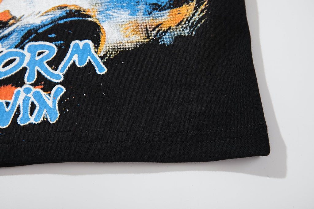 MAJESTIK Football Graphic Short-Sleeve T-Shirt — detail
