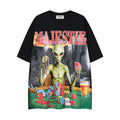MAJESTIK Distressed Rhinestone Graphic T-Shirt — hero