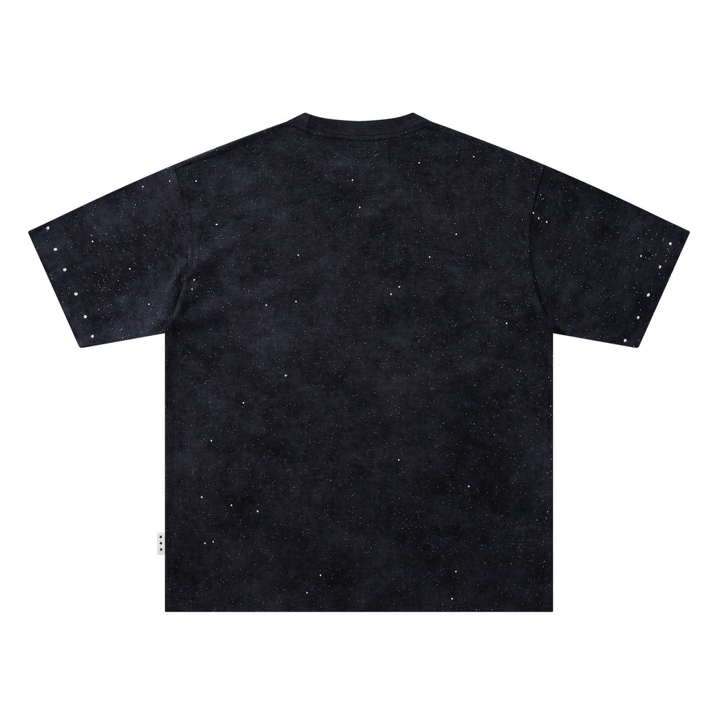 BKYS Revival Rhinestone Star Portrait Graphic T-Shirt — back