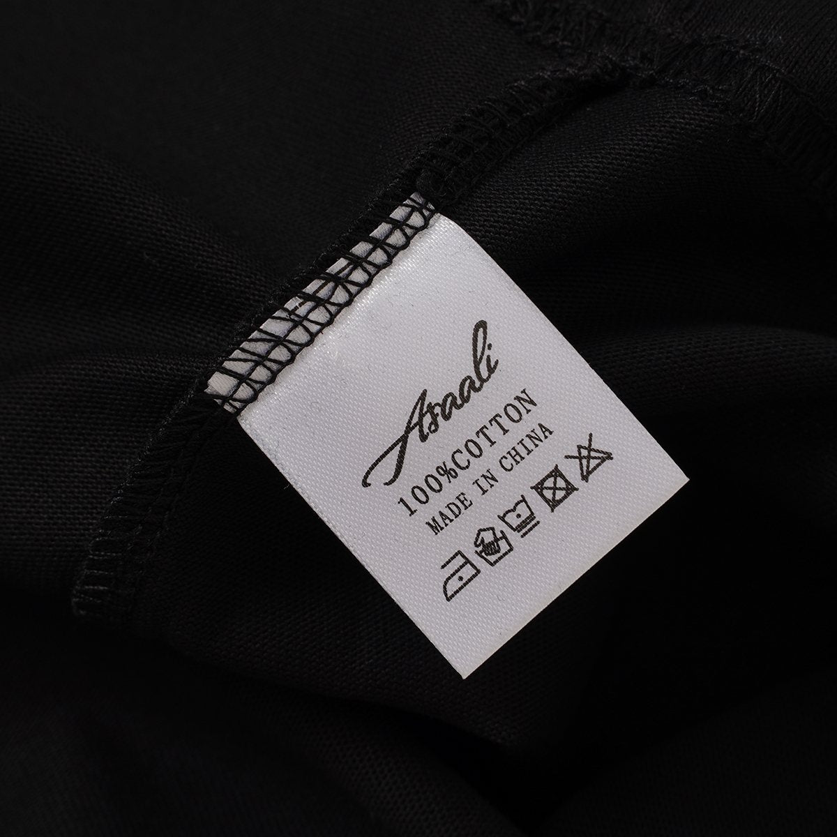 Asaali Abstract Graphic T-Shirt — neck_label