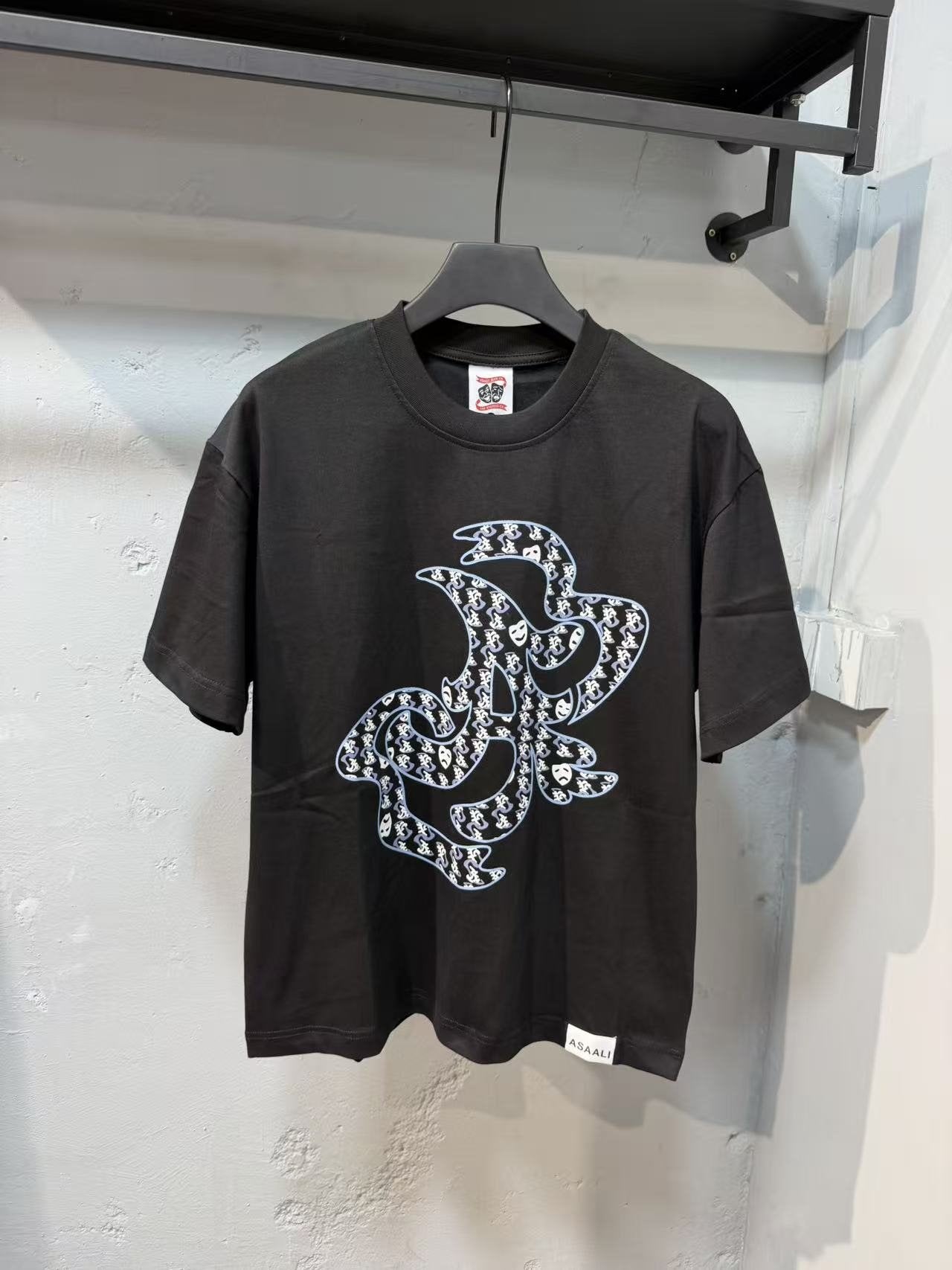 Asaali Abstract Graphic T-Shirt — front