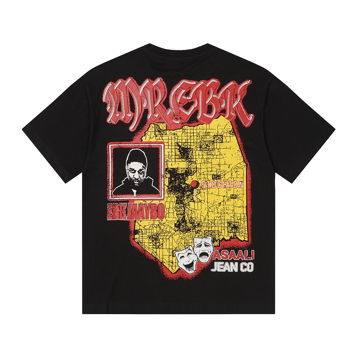 ASAALL Graphic Short-Sleeve T-Shirt — back