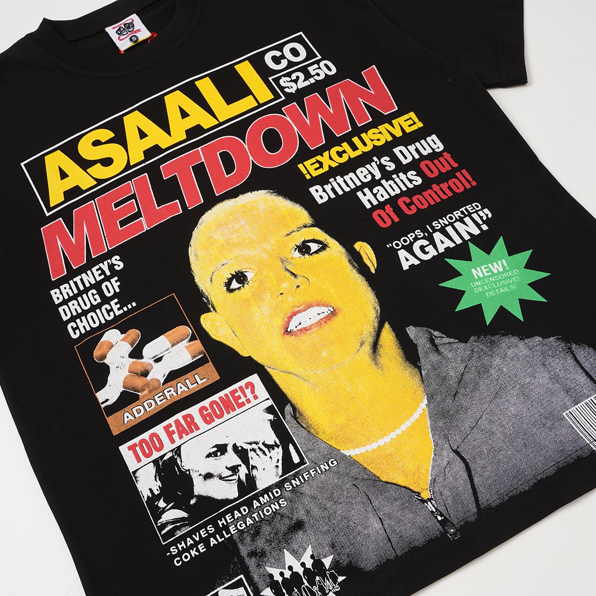 ASAALL Collage Graphic T-Shirt — detail