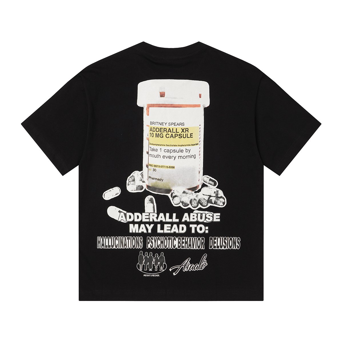 ASAALL Collage Graphic T-Shirt — back