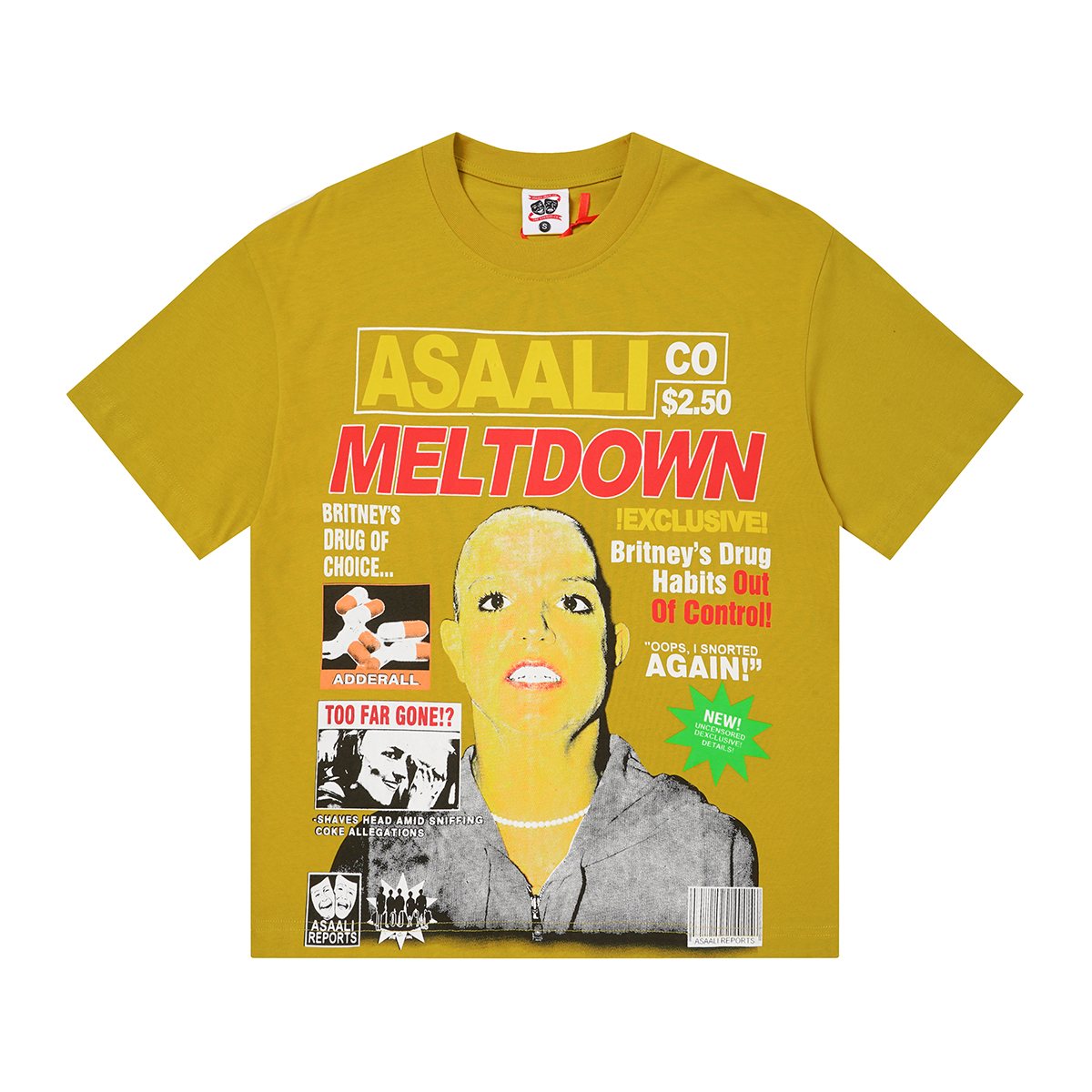 ASAALL Collage Graphic T-Shirt — front