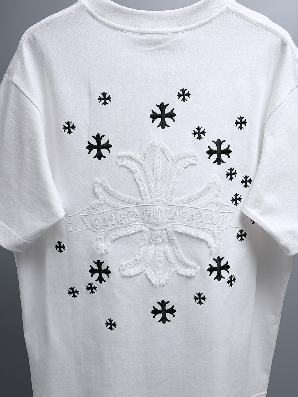 Chrome Hearts Cross and Star Graphic T-Shirt — detail