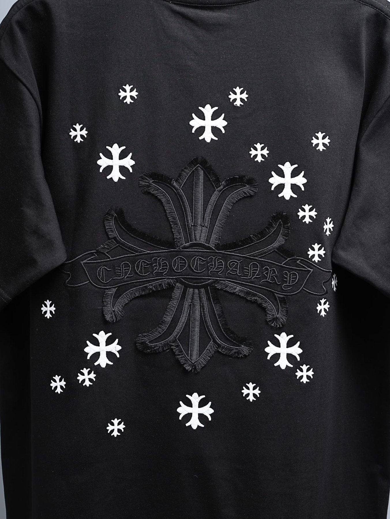 Chrome Hearts Cross and Star Graphic T-Shirt — detail