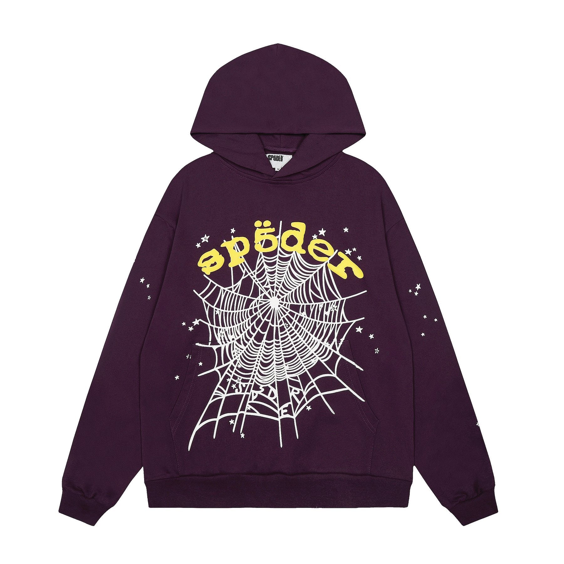 Sp5der Spiderweb Graphic Hoodie & Sweatpants Set — front