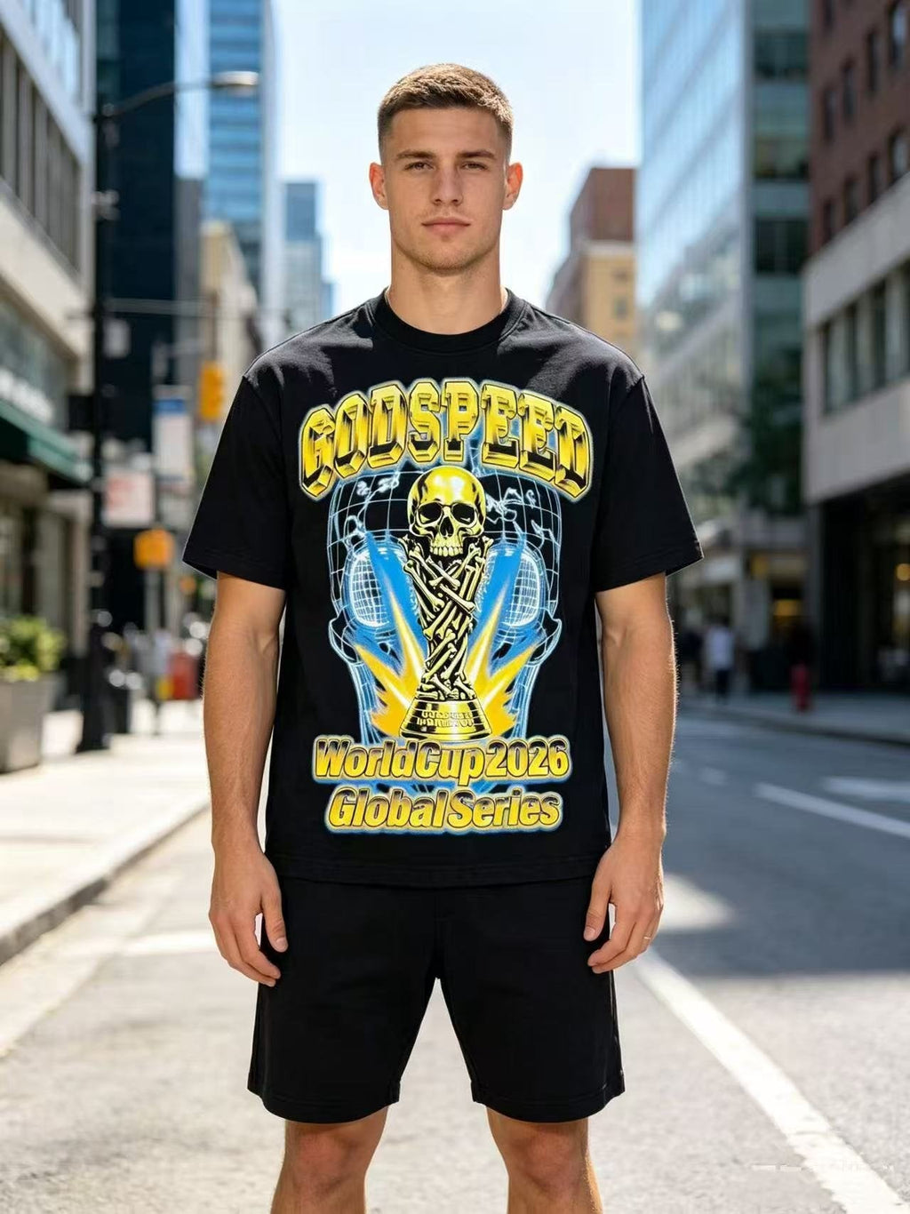 Godspeed World Cup 2026 Graphic T-Shirt — context