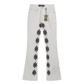 LOSTSHDWS Flower Graphic Flared Jeans — hero