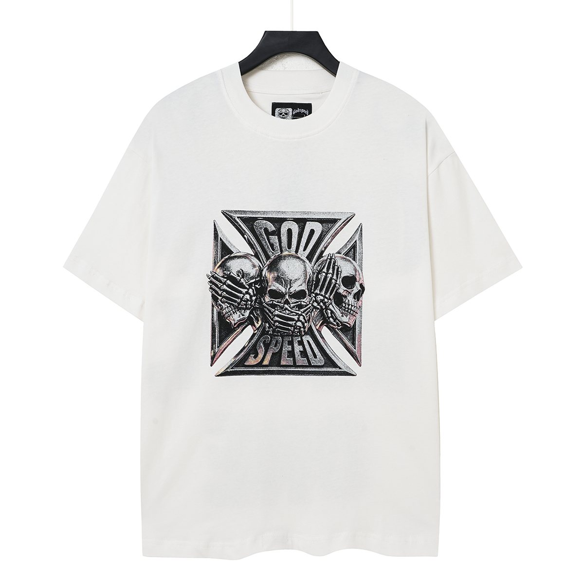 Godspeed Out of Many One Skull Graphic T-Shirt — hero