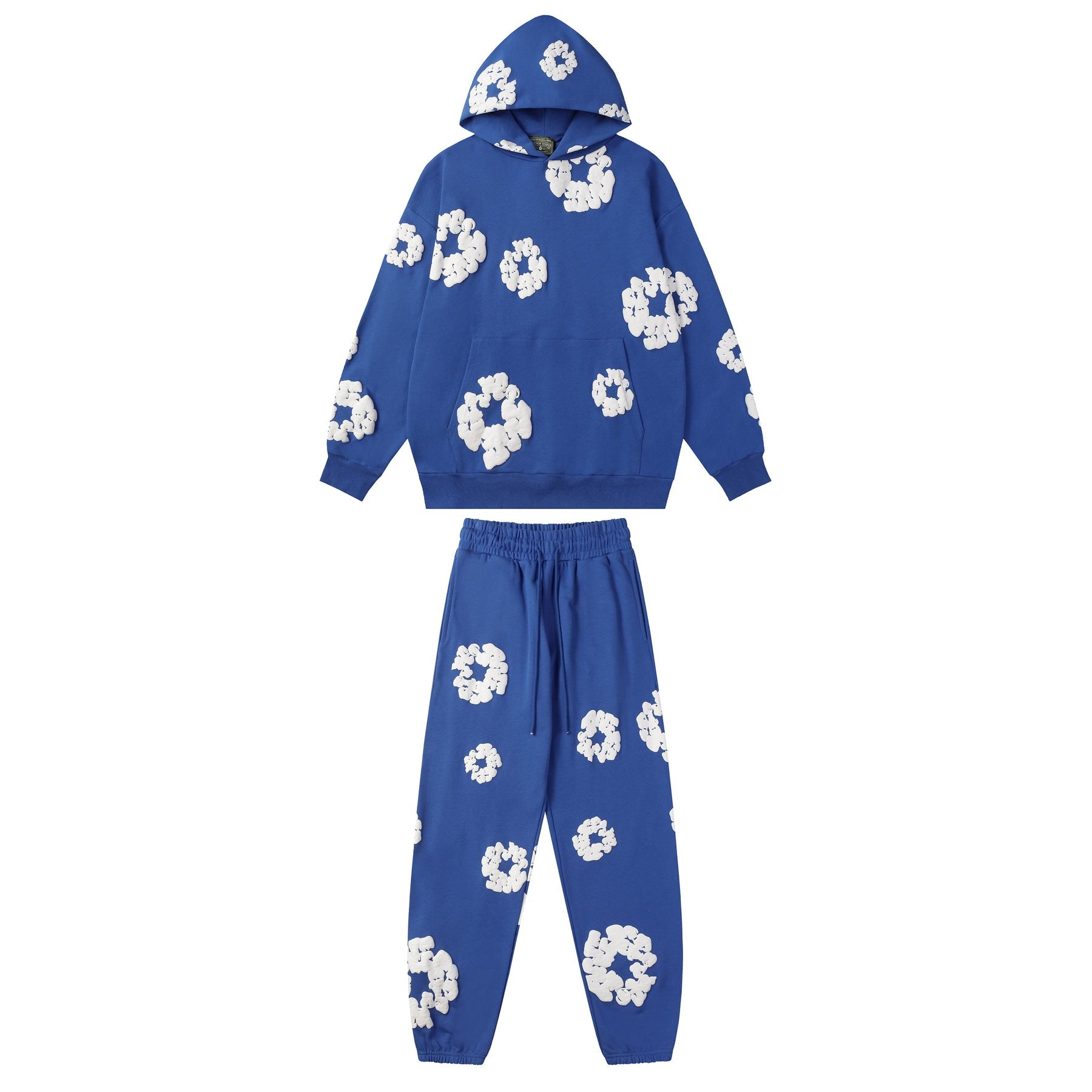DENIM TEARS Floral Graphic Hoodie & Sweatpants Set — front