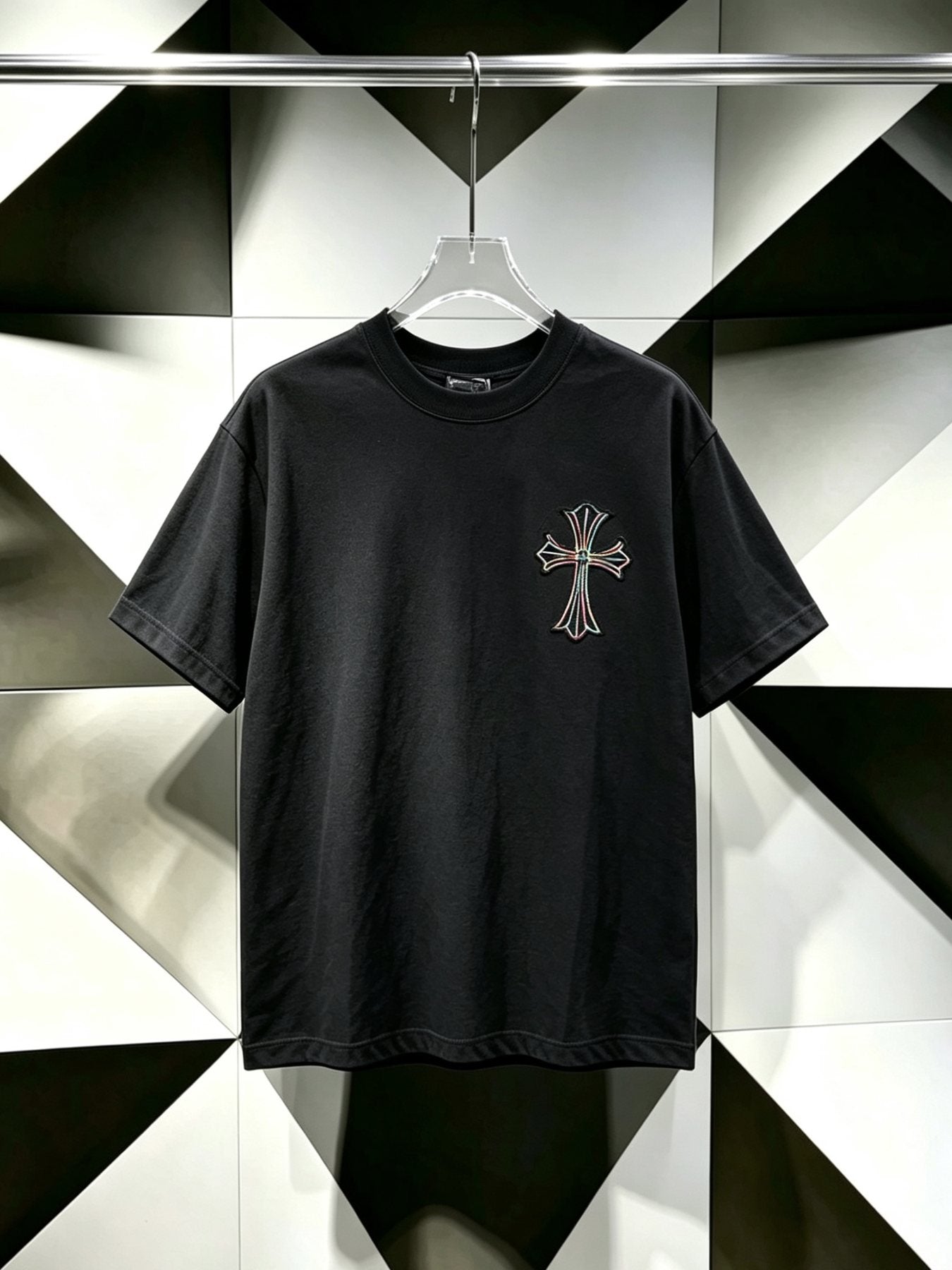 Chrome Hearts Ornate Cross Graphic T-Shirt — hero