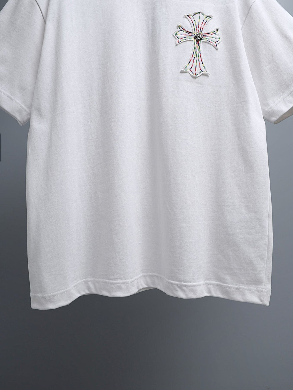 Chrome Hearts Ornate Cross Graphic T-Shirt — front