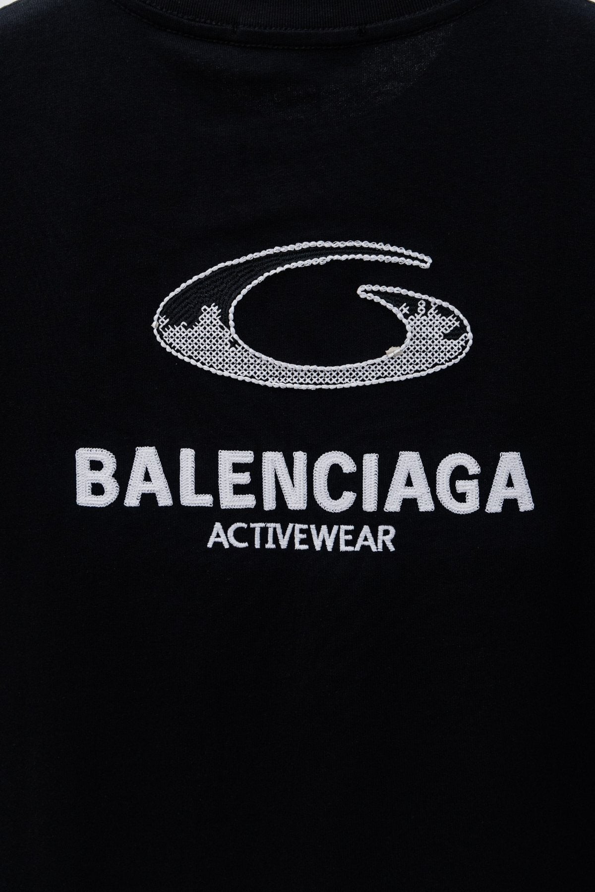 Balenciaga Activewear Graphic T-Shirt — detail