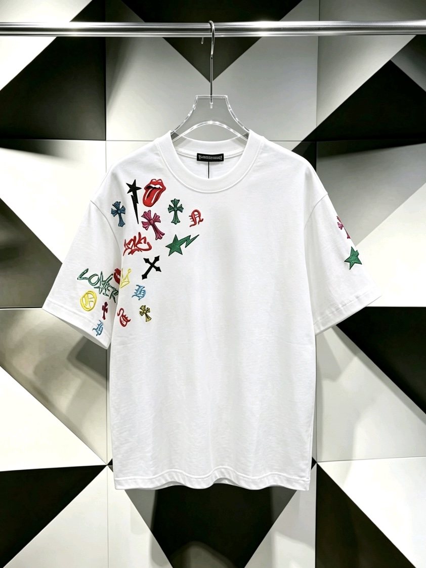 Chrome Hearts Multicolor Motif Cluster T-Shirt — hero