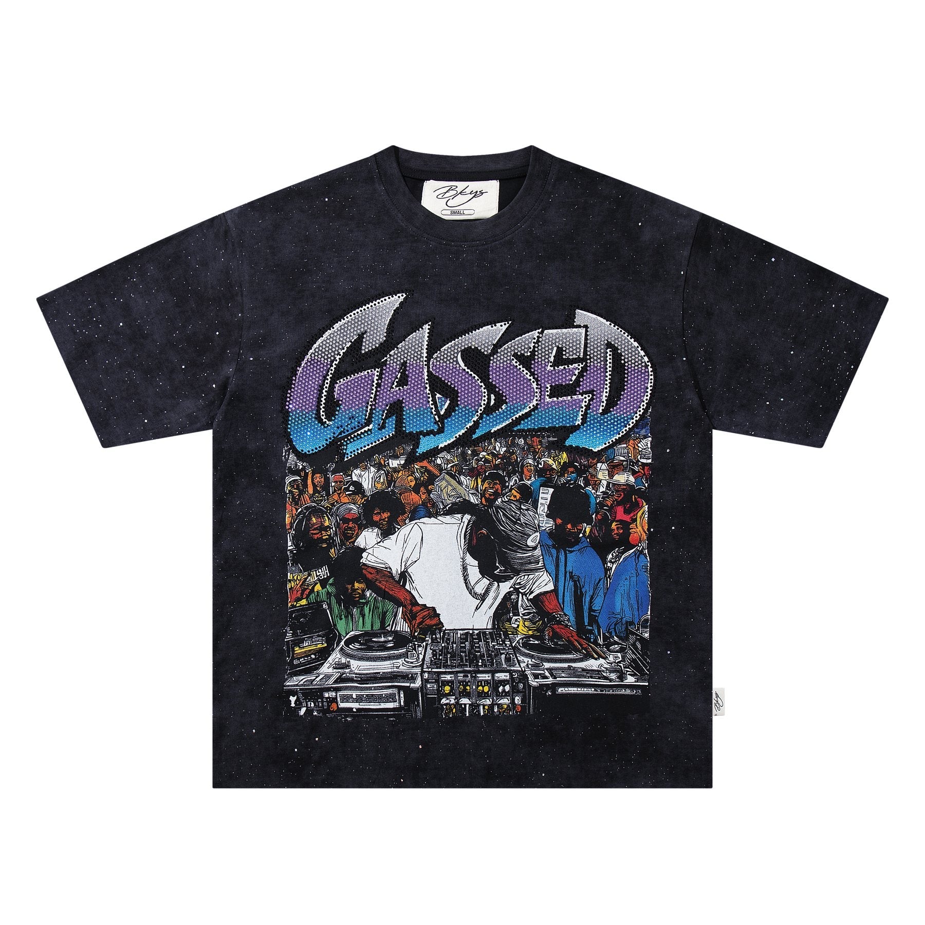 BKYS Revival Gassed Rhinestone Graphic T-Shirt — hero