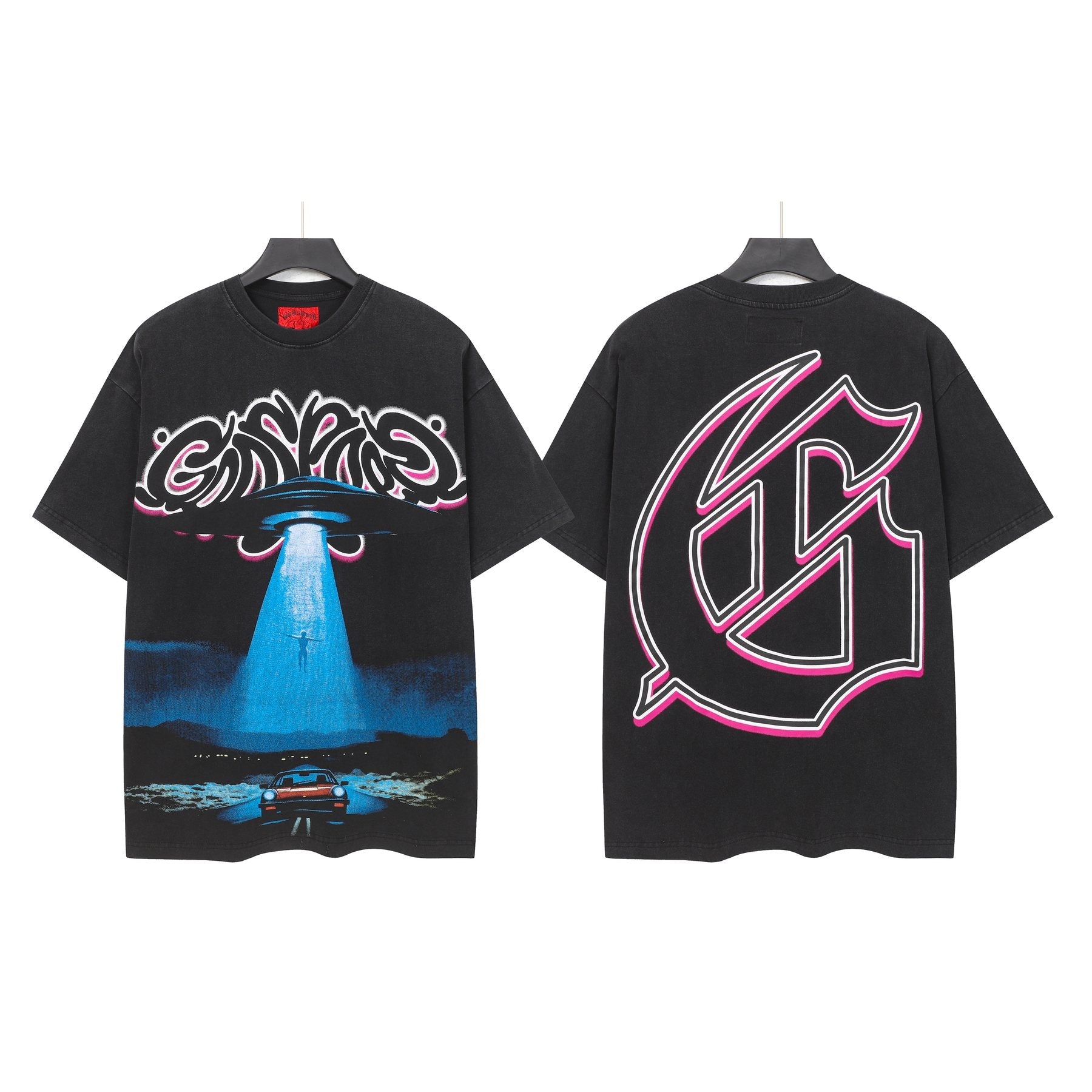 Godspeed UFO Car Graphic Short-Sleeve T-Shirt — hero