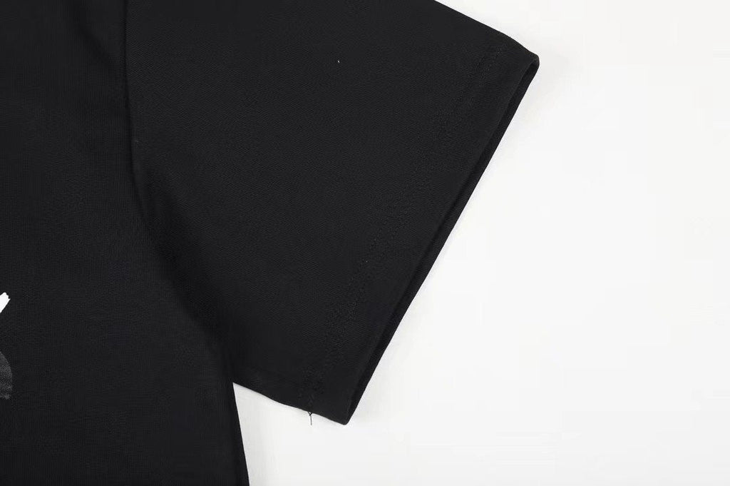 Supreme LV-Style Graffiti Graphic T-Shirt — detail