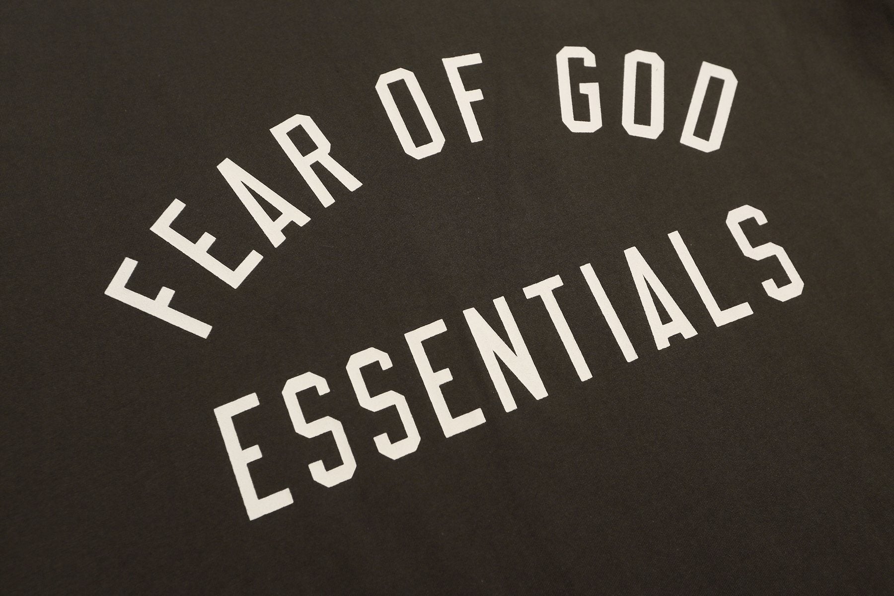 Fear of God Essentials Arched Logo Graphic T-Shirt — detail