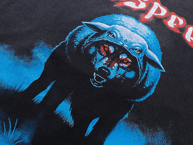 Godspeed Bear Graphic Long-Sleeve T-Shirt — detail