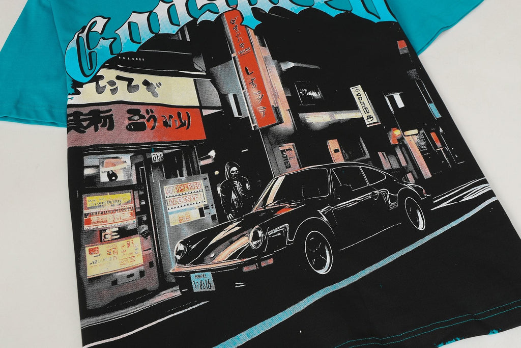 Godspeed Street Car Graphic T-Shirt — detail