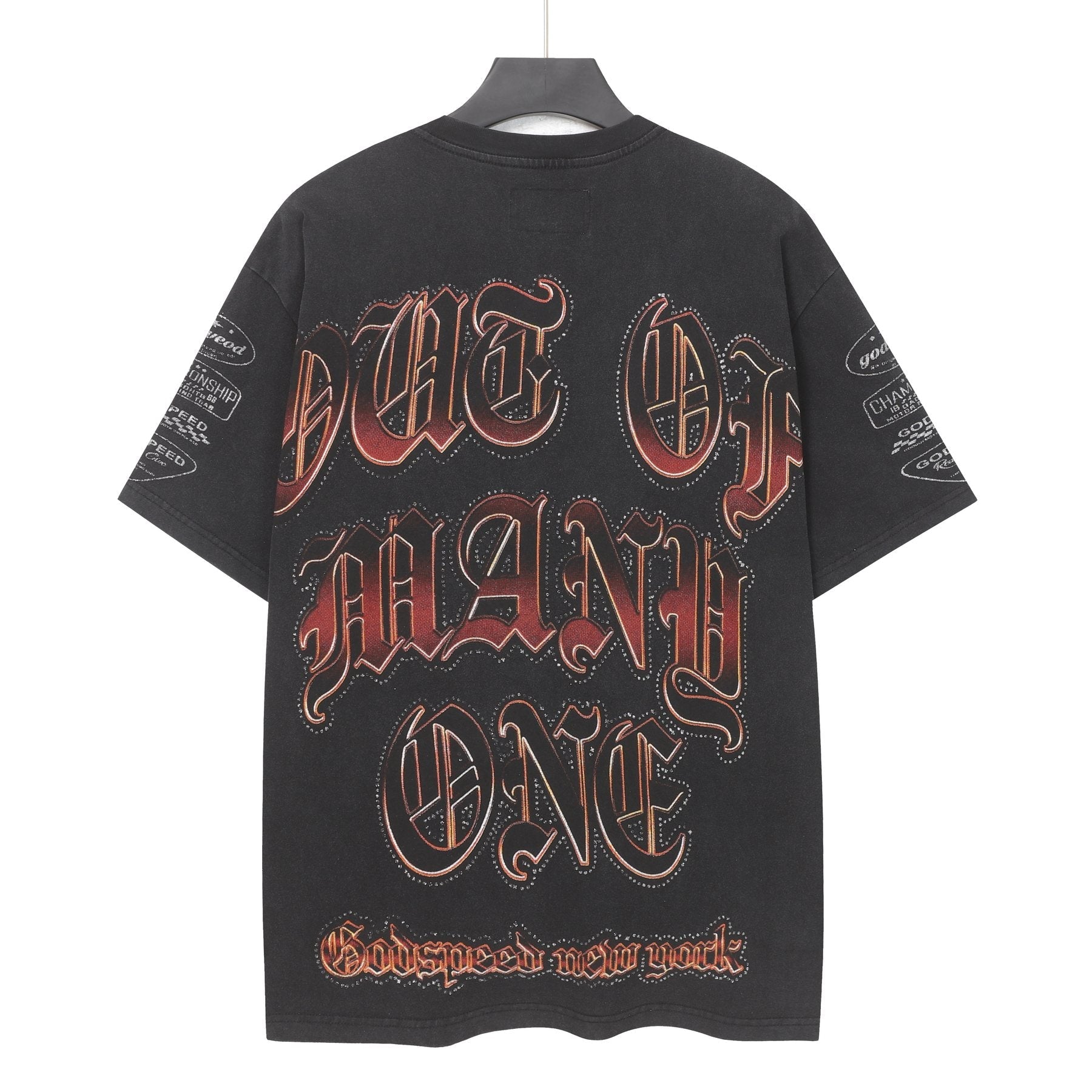 Godspeed Racing Skull Graphic T-Shirt — back