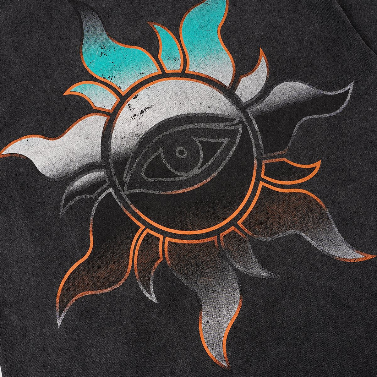 Godspeed Astronaut Sun-Eye Graphic T-Shirt — detail