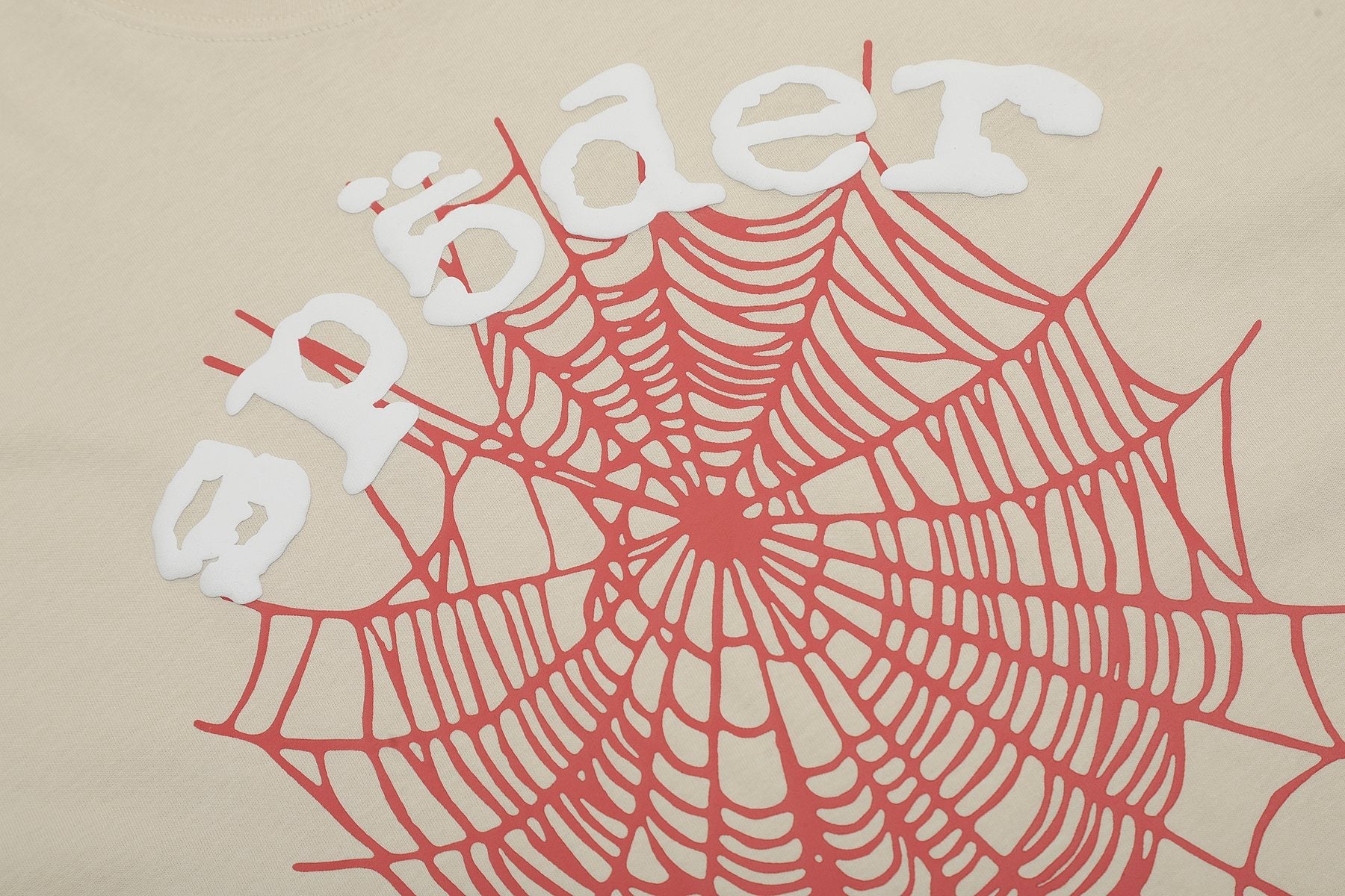 Sp5der Spiderweb Graphic T-Shirt — detail
