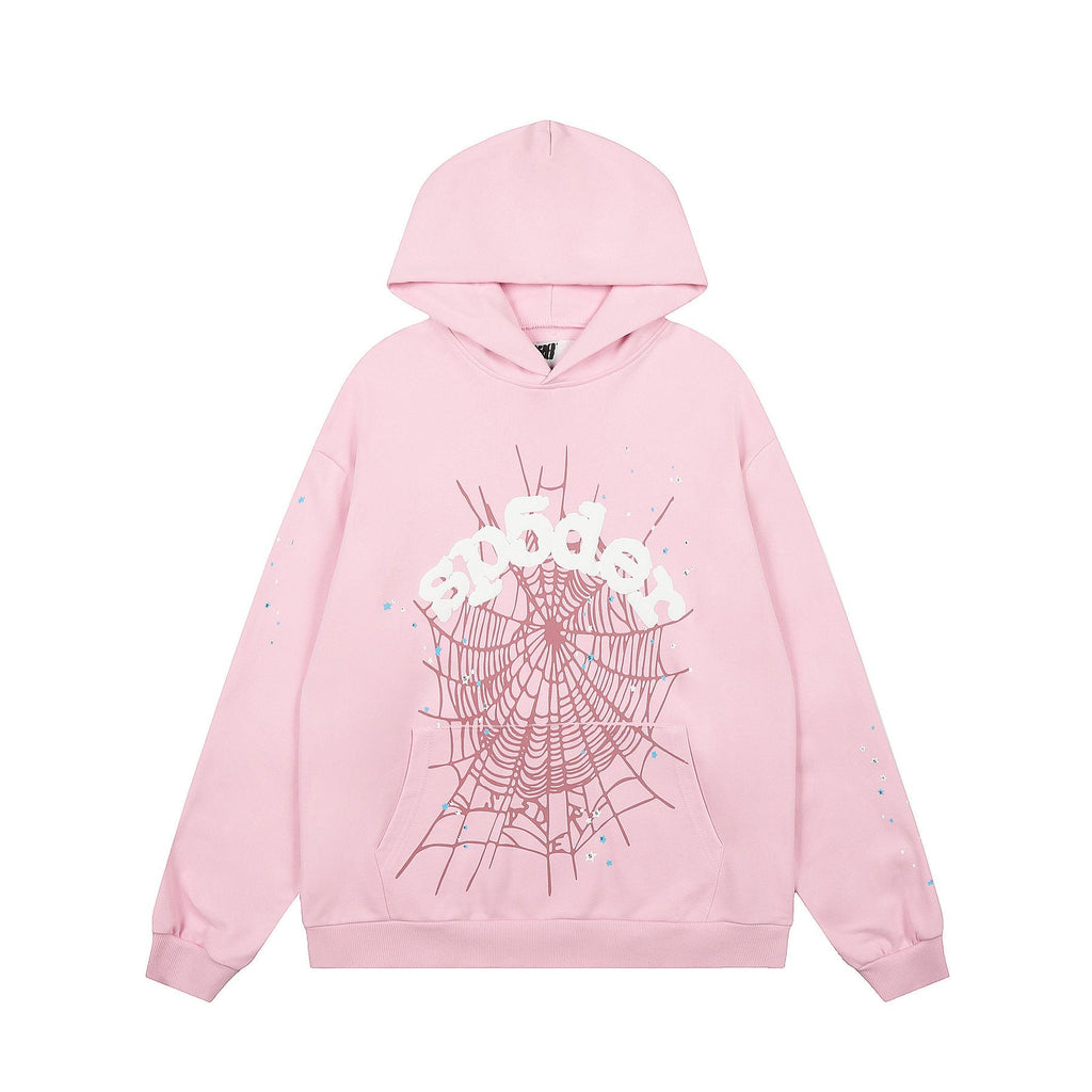 Sp5der Spiderweb Graphic Pullover Hoodie — hero