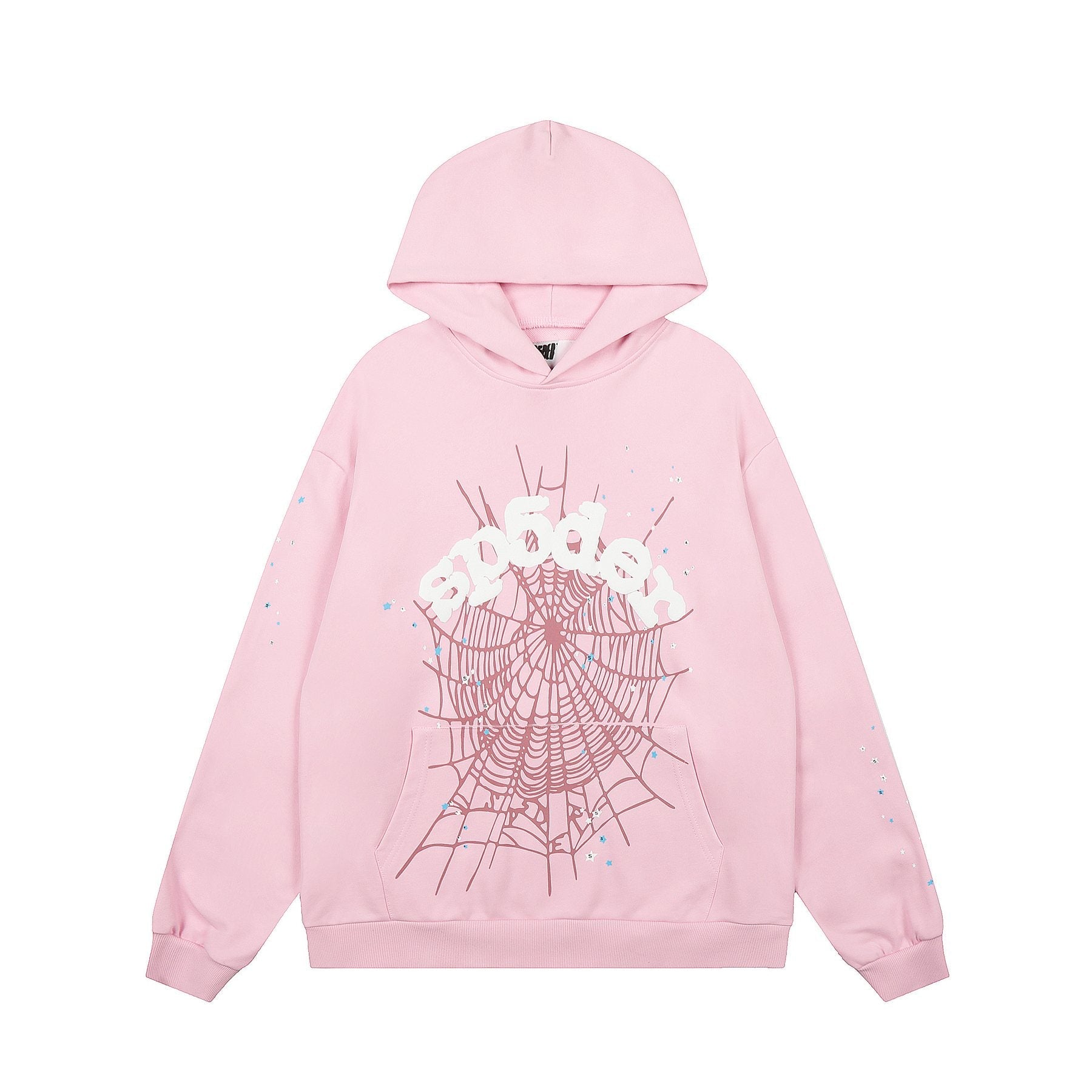 Sp5der Spiderweb Graphic Pullover Hoodie — hero