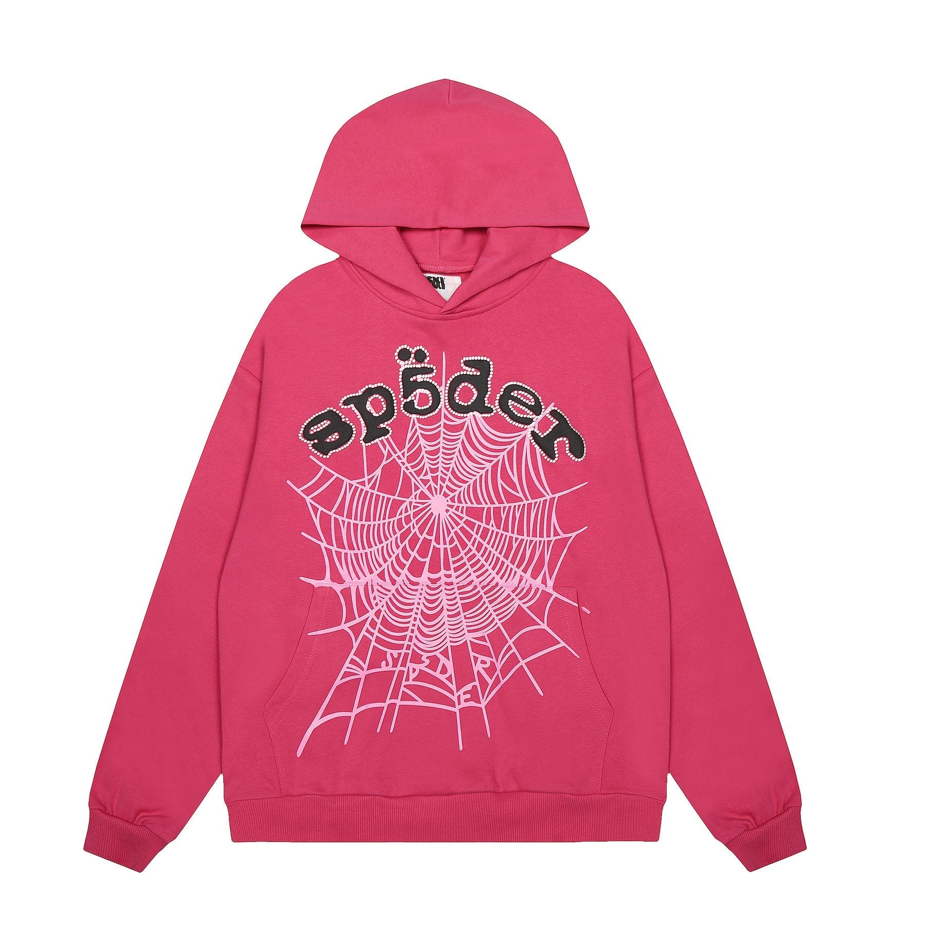 Sp5der Spiderweb Graphic Pullover Hoodie — hero
